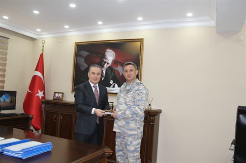 Eskişehir Hava Savunma Komutan Vekili / Hava Tuğgeneral Serhat Mehmet ORUS’dan Kaymakam BOZDEMİR’e Ziyaret